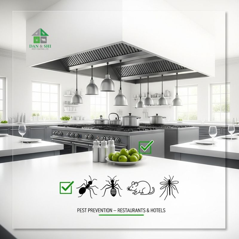 Pest control services for hotels and restaurants in Mauritius